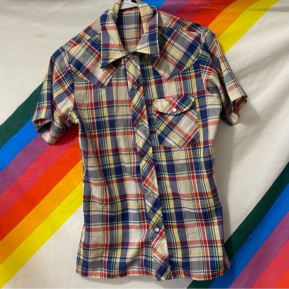 (SOLD) Vintage cowboy shirt - Picture 1 of 4